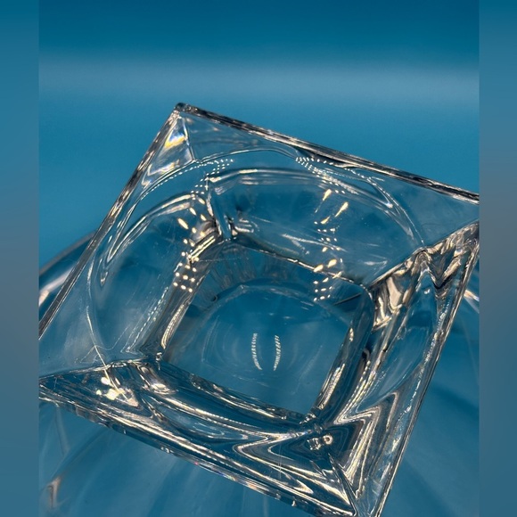 Very Large Bohemia Pedestal Crystal Bowl. Lead Crystal Dish. Candy Dish. - Picture 6 of 9